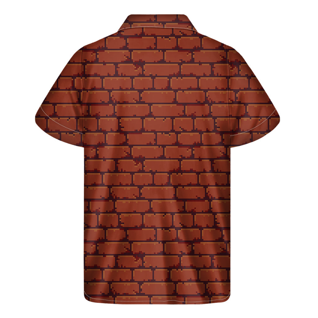 8-Bit Pixel Aloha: Men's Hawaiian Short Sleeve Shirt - 2