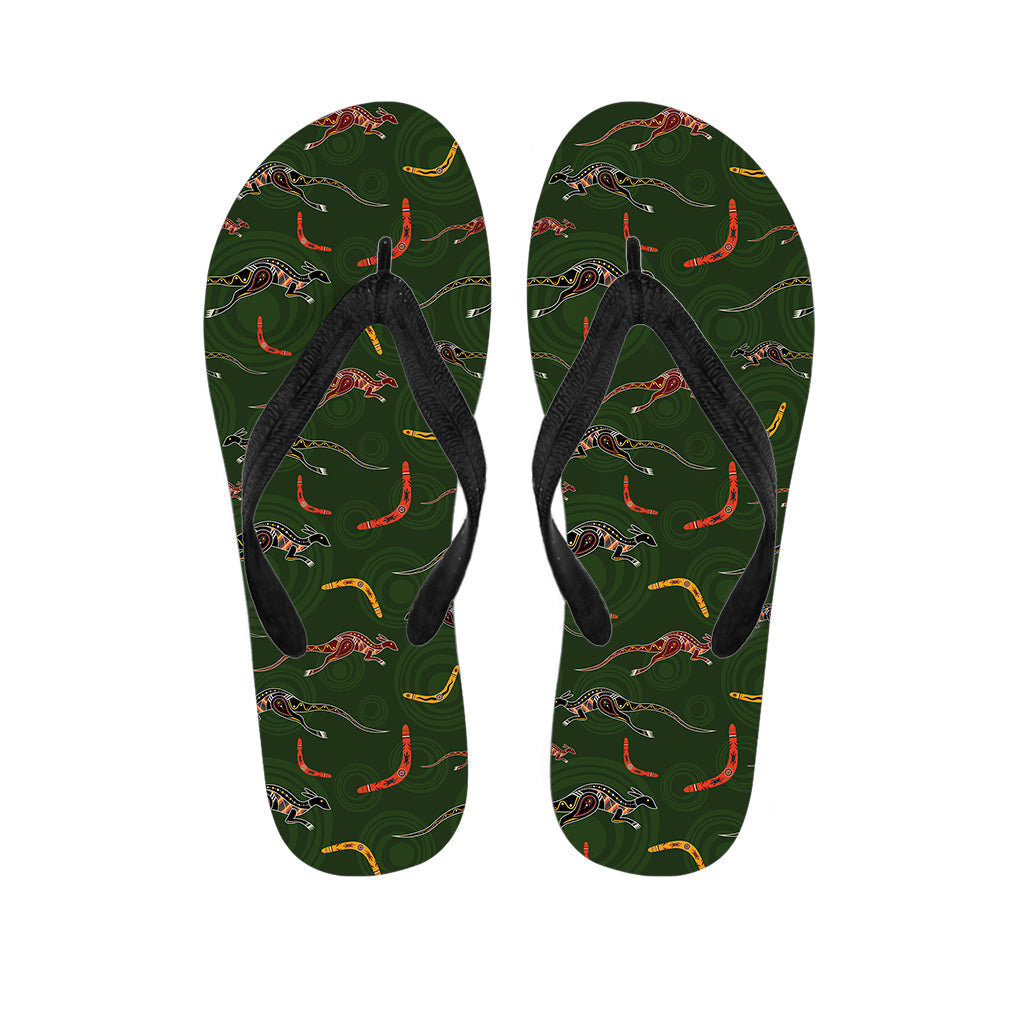 Boomerang and Kangaroo Aloha: Hawaiian Outfit with Stylish Flip Flops - 1