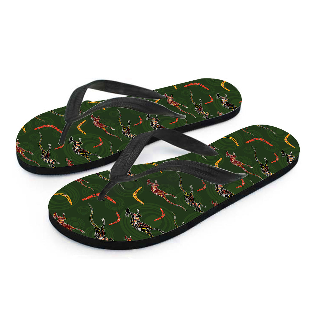 Boomerang and Kangaroo Aloha: Hawaiian Outfit with Stylish Flip Flops - 2