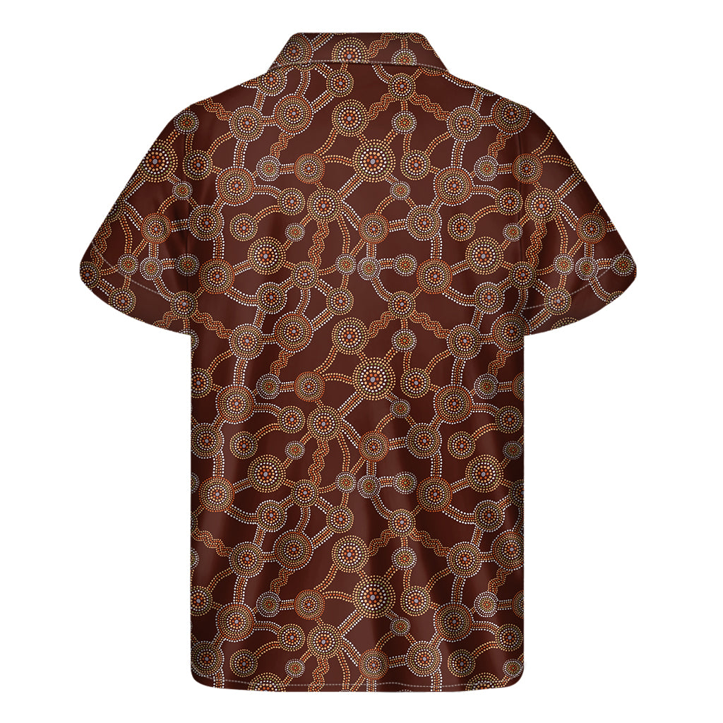 Hawaiian Nights Indigenous Dot Pattern Short Sleeve Shirt - 2