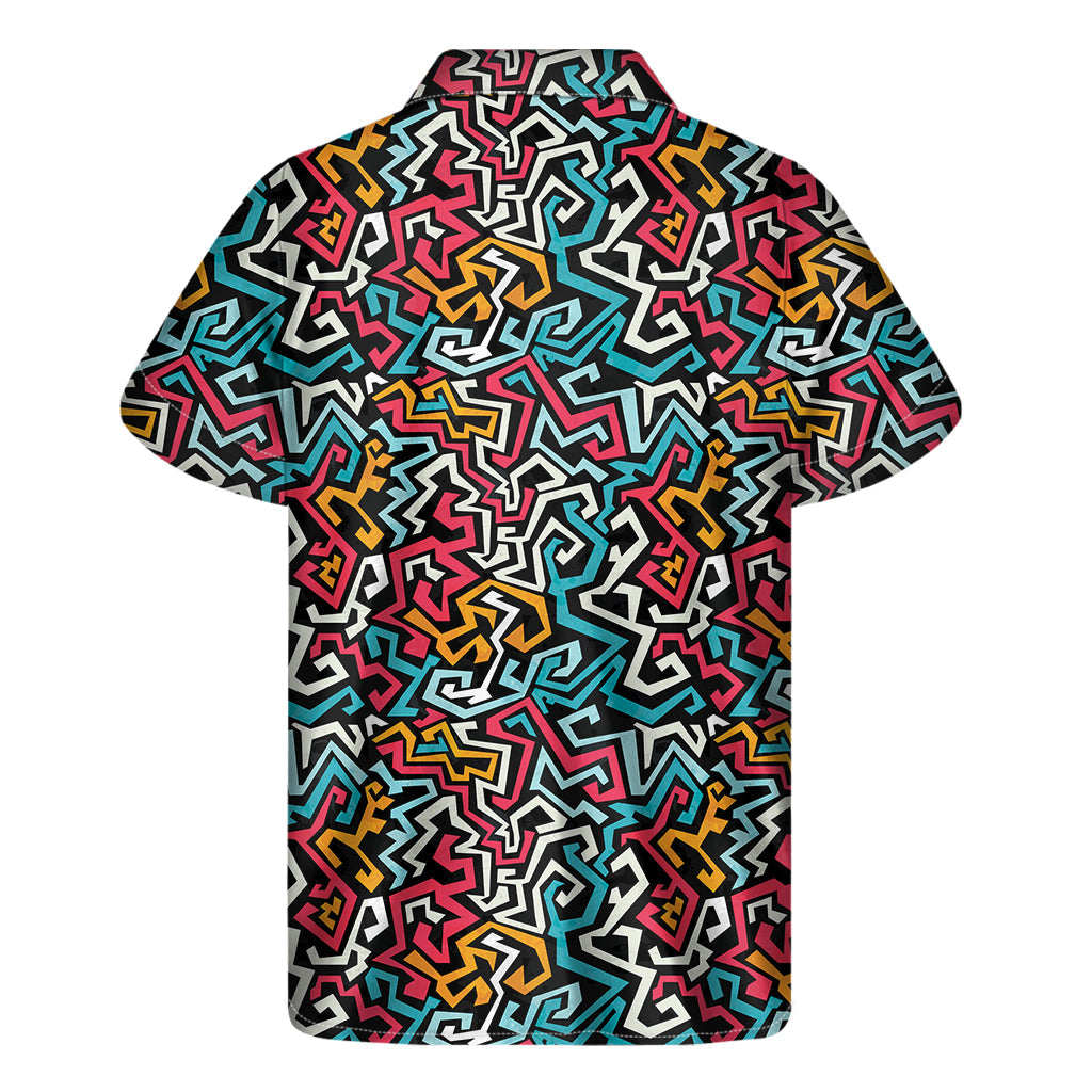 Tropical Vibe: Hawaiian Print Men's Short Sleeve Shirt - 2