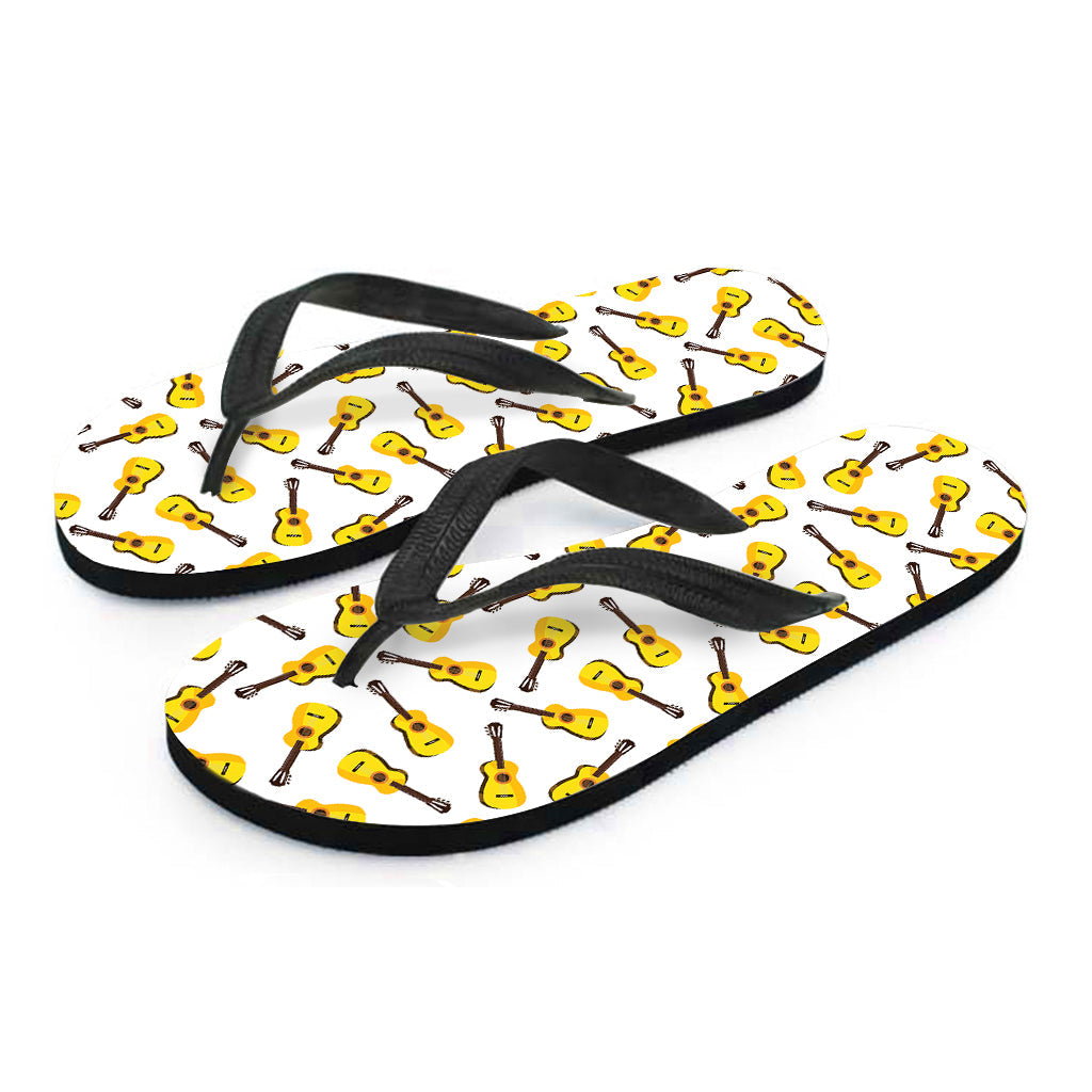 Hawaiian Vibes: Acoustic Guitar Print Flip Flops for Your Island Style - 2