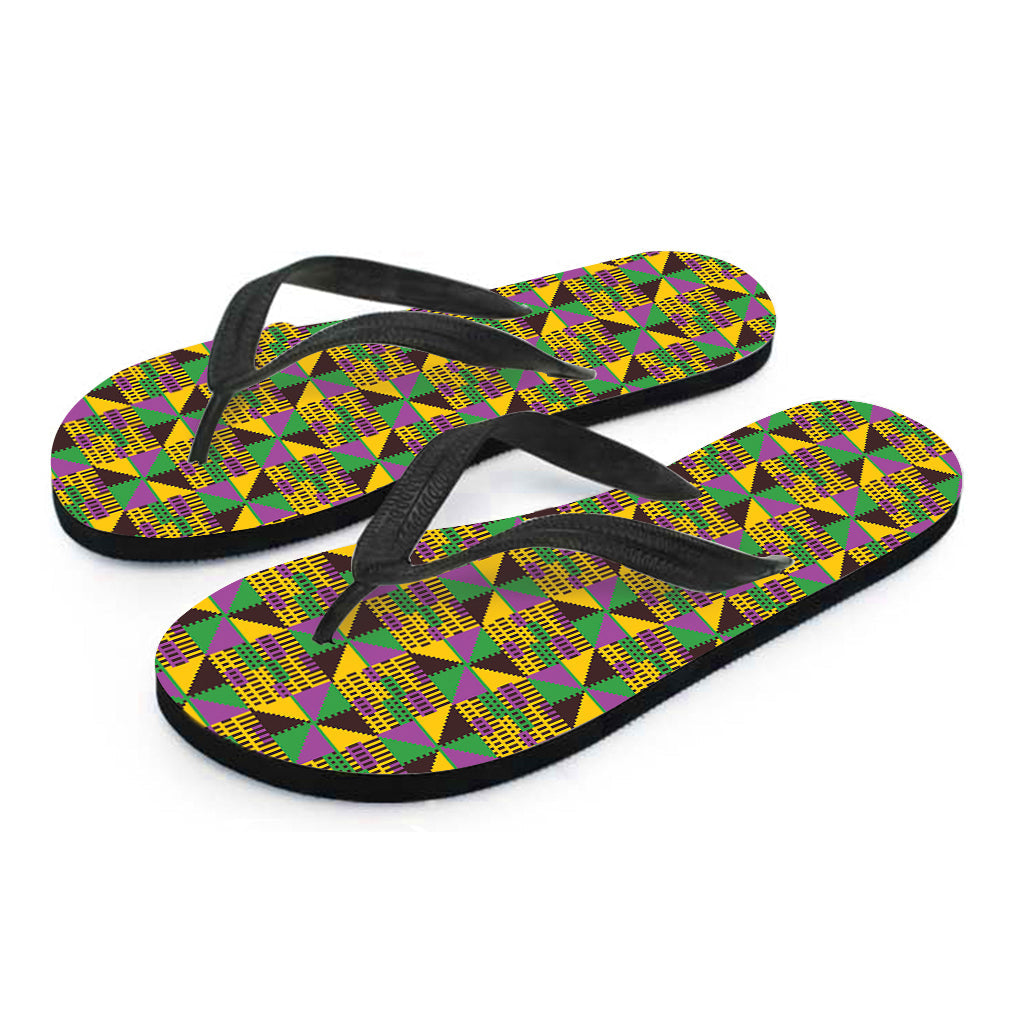 Tropical Vibes: Hawaiian Floral Print Flip Flops - 2