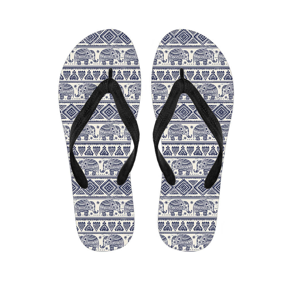 Elephant Paradise: Hawaiian Outfit with Tribal Flip Flops - 1