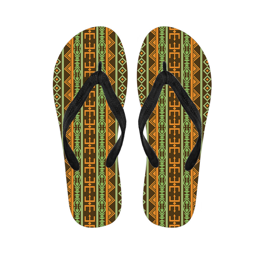 Hawaiian Hula Tribal Flip Flops - 1