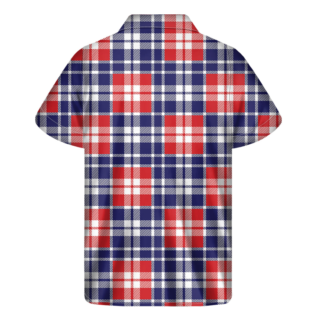 Hawaiian Sunset Plaid Men's Short Sleeve Shirt - 2