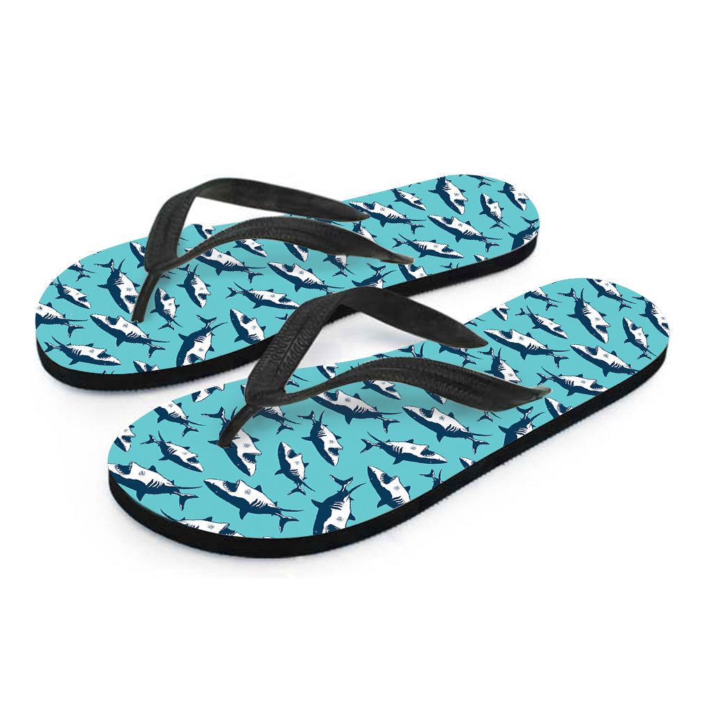 Hawaiian Shark Print Flip Flops: The Perfect Pairing for Your Island Outfit - 2