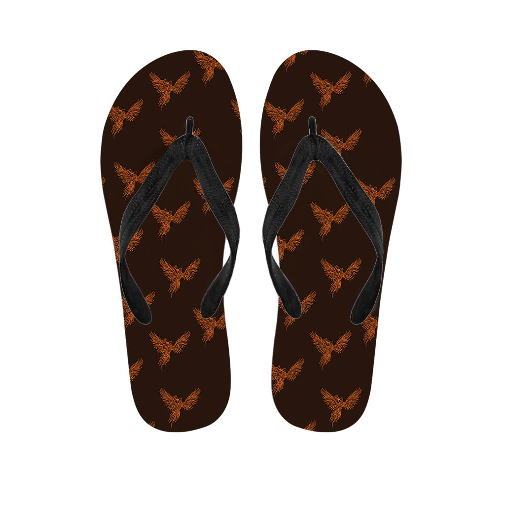 Phoenix Paradise: Hawaiian Outfit with Asian-Inspired Flip Flops - 1