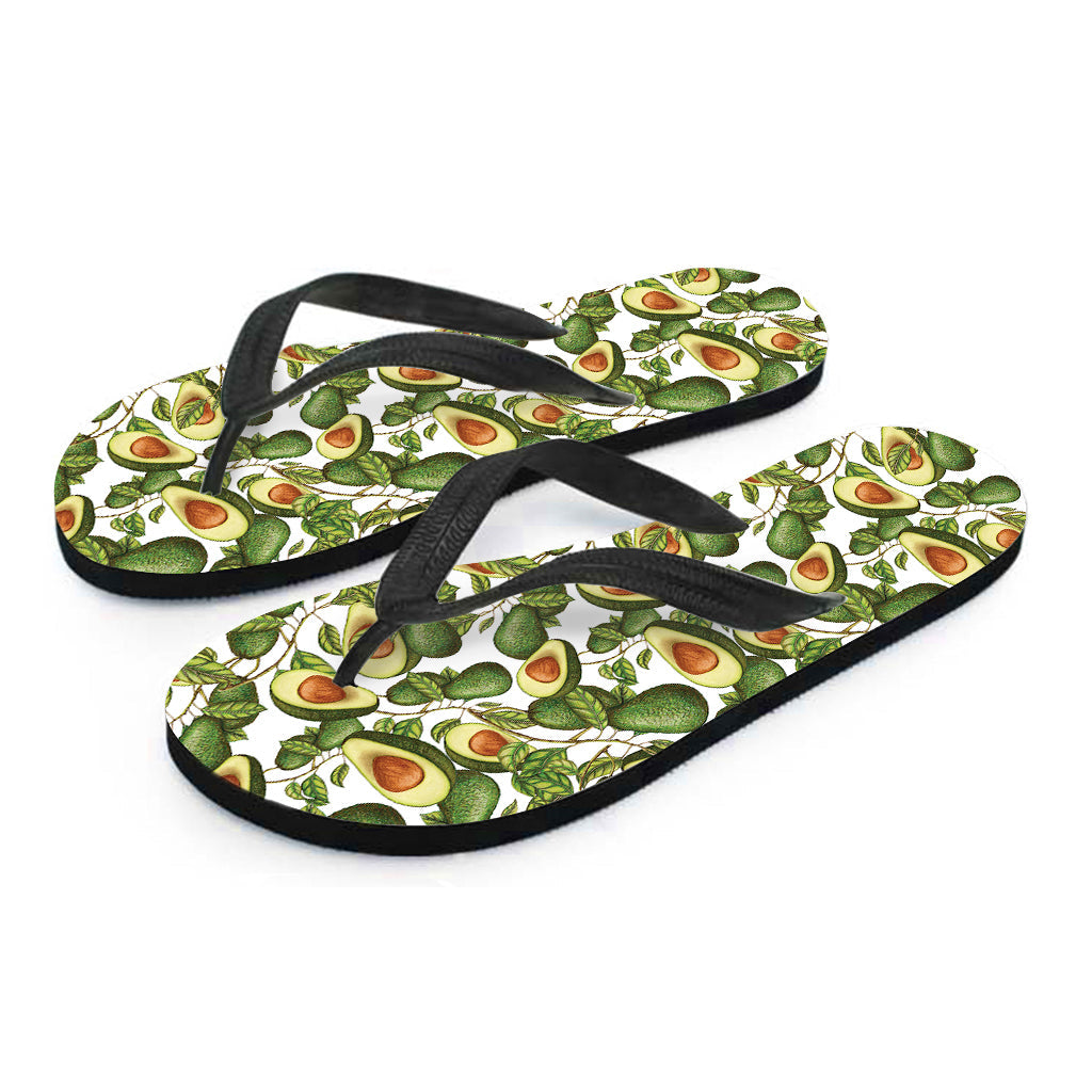 Avocado Aloha: Hawaiian Print Flip Flops for Your Tropical Outfit - 2