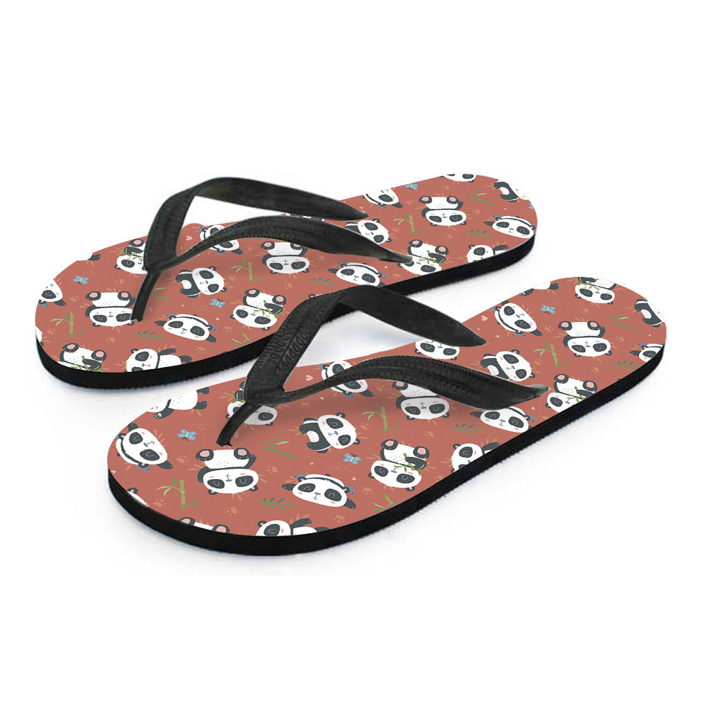 Panda Paradise: Hawaiian Flip Flops for Your Stylish Outfit - 2