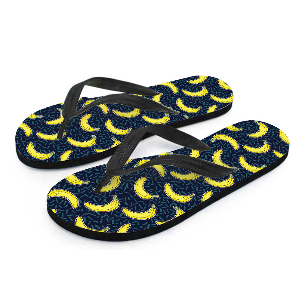 Island Charm: Hawaiian Banana Fruit Pattern Flip Flops Outfit - 2