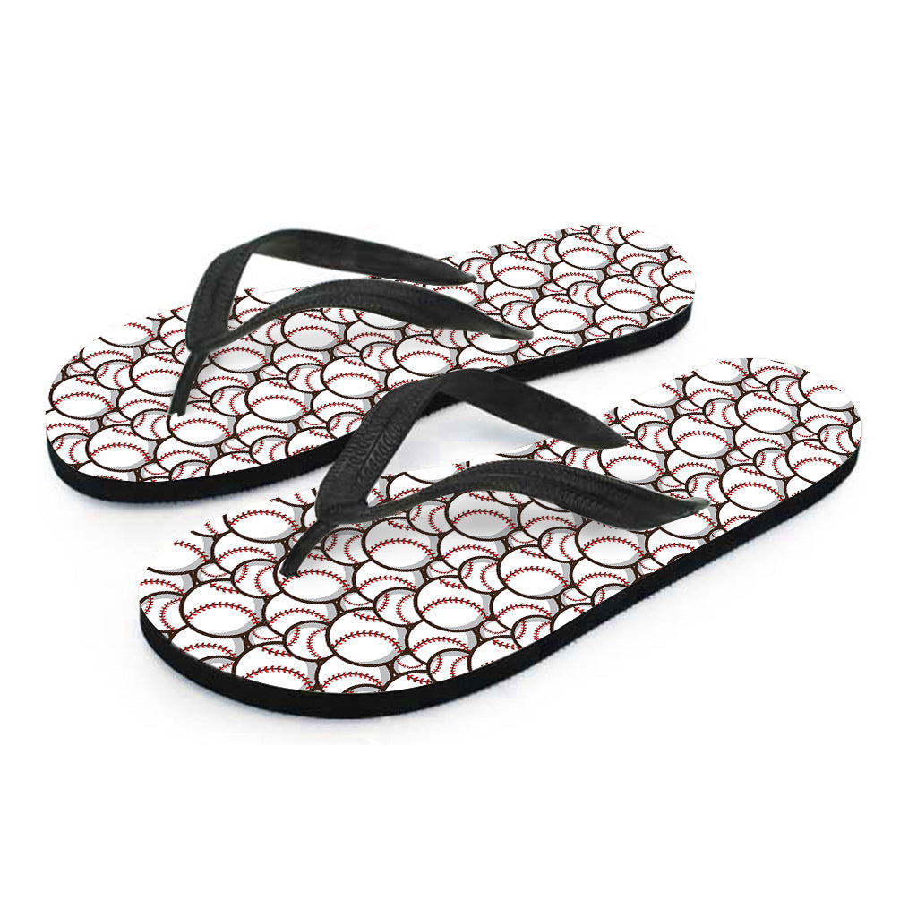 Hit a Home Run in These Hawaiian Baseball Print Flip Flops! - 2