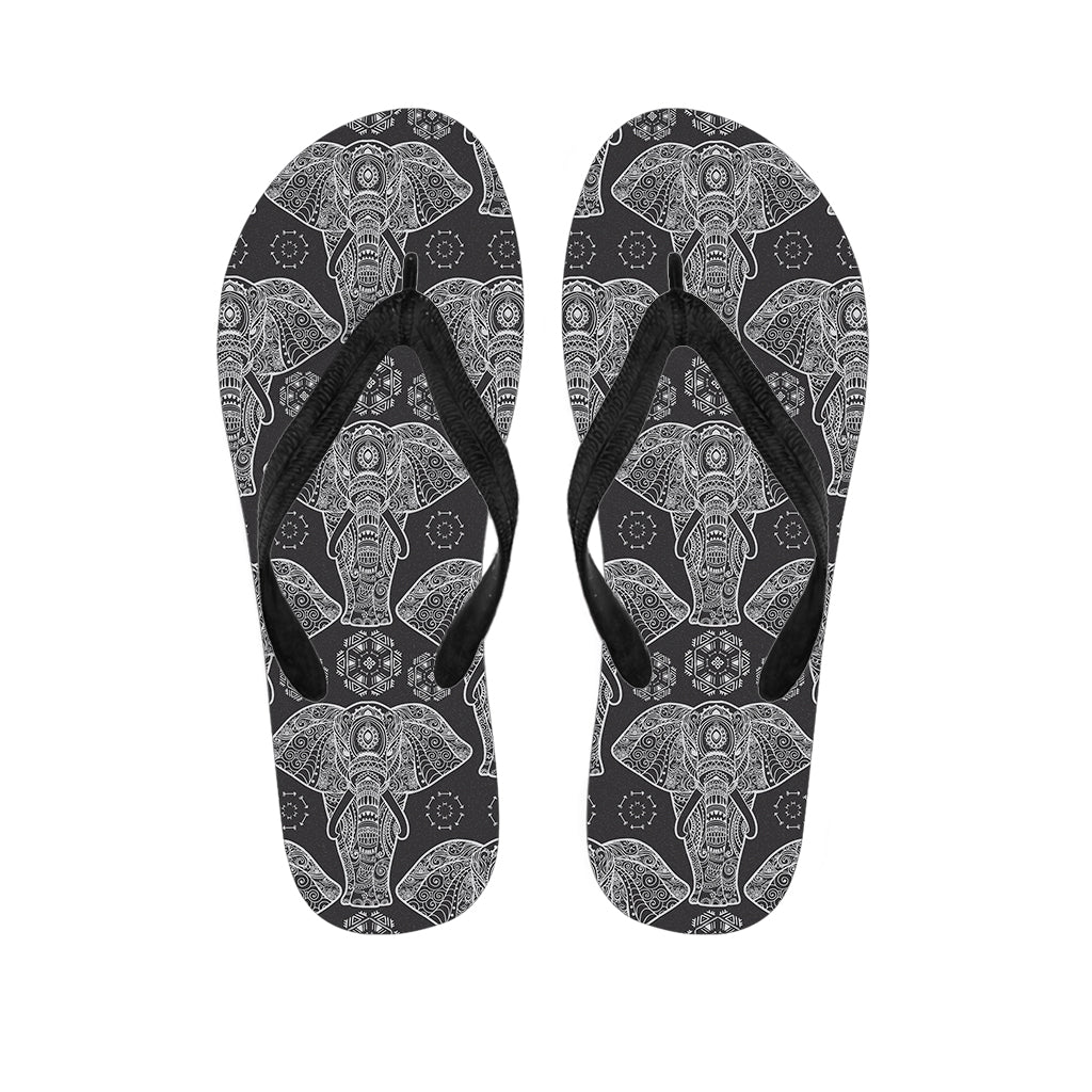 Boho Elephant Hawaiian Flip Flops: Embrace the Island Vibes in Style - 1