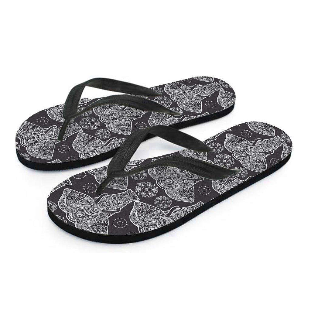 Boho Elephant Hawaiian Flip Flops: Embrace the Island Vibes in Style - 2