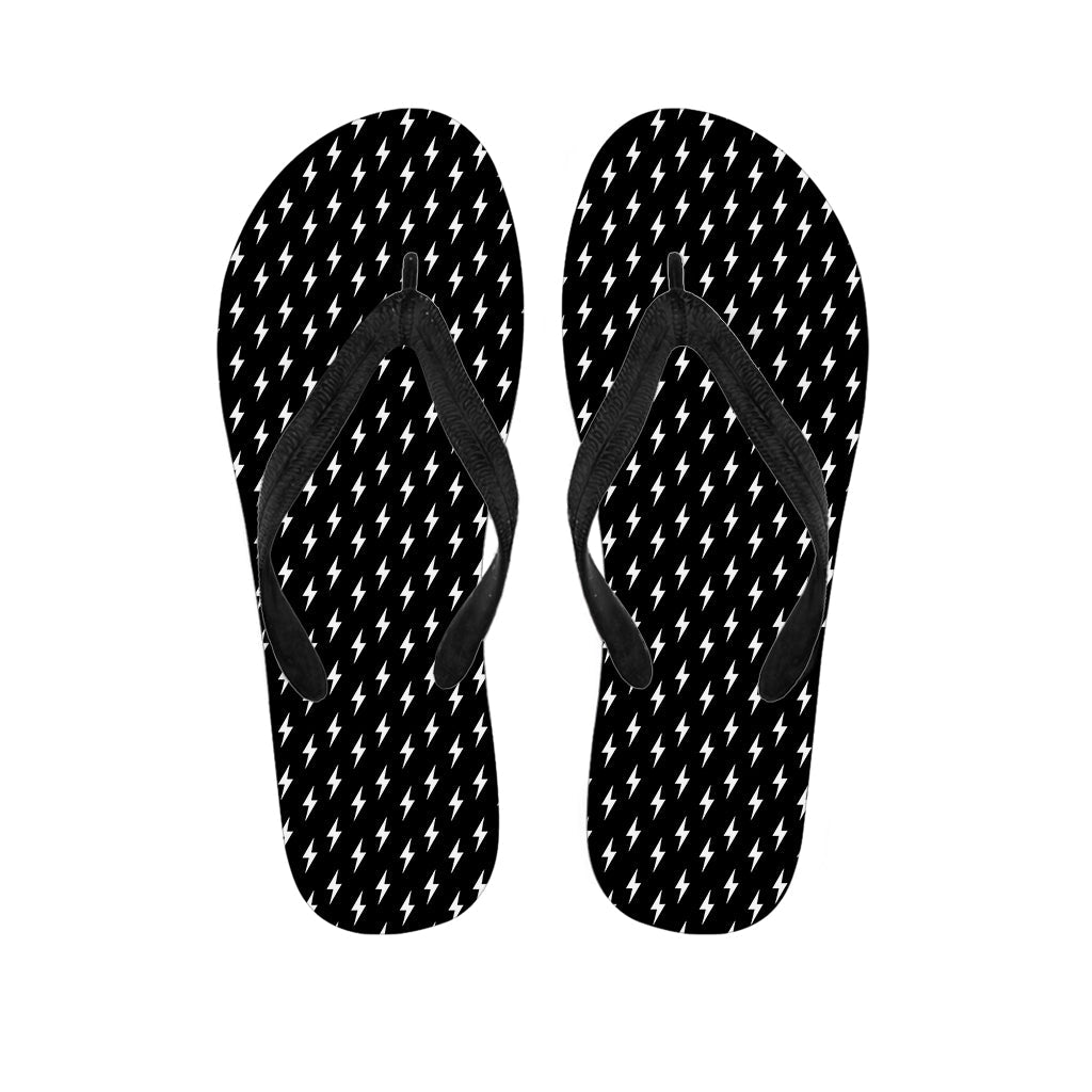 Lightning Pattern Hawaiian Flip Flops: The Perfect Addition to Your Aloha Outfit - 1