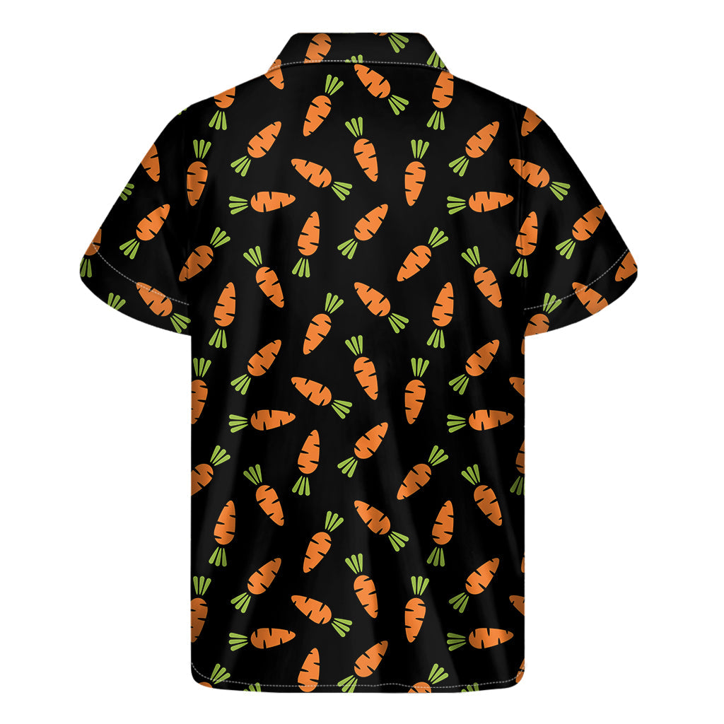 Black Carrot Pattern Hawaiian Shirt - 2