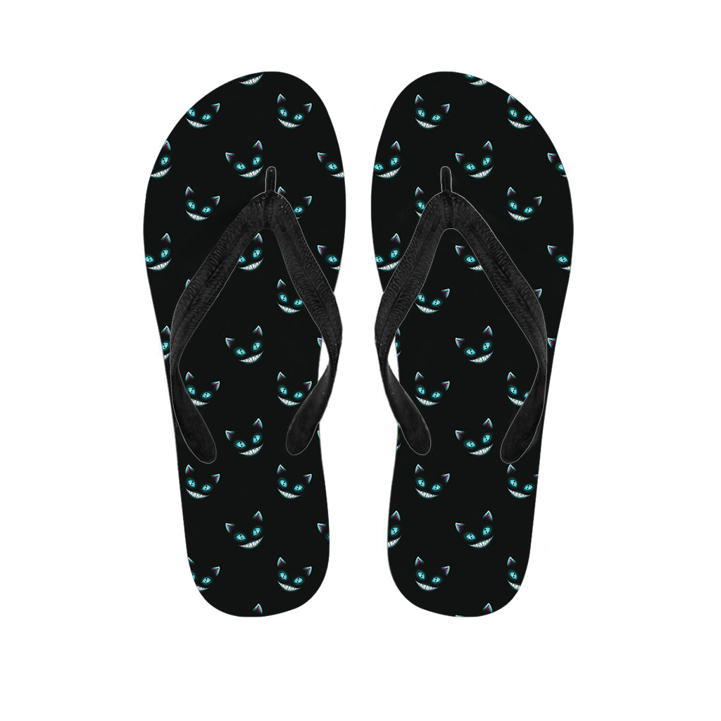 Cheshire Cat Print Hawaiian Flip Flops: The Perfect Island Style Touch - 1
