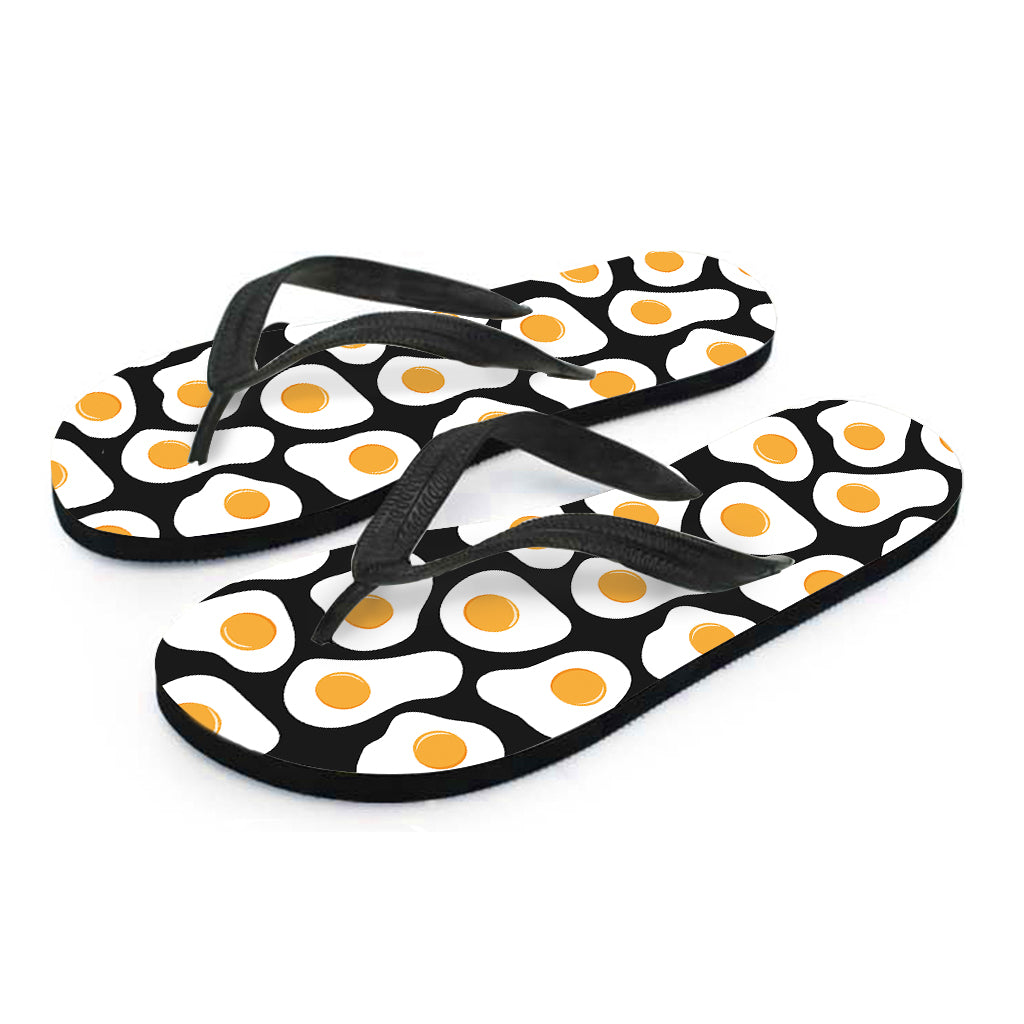 Sun-Kissed Style: Hawaiian Fried Egg Print Flip Flops - 2