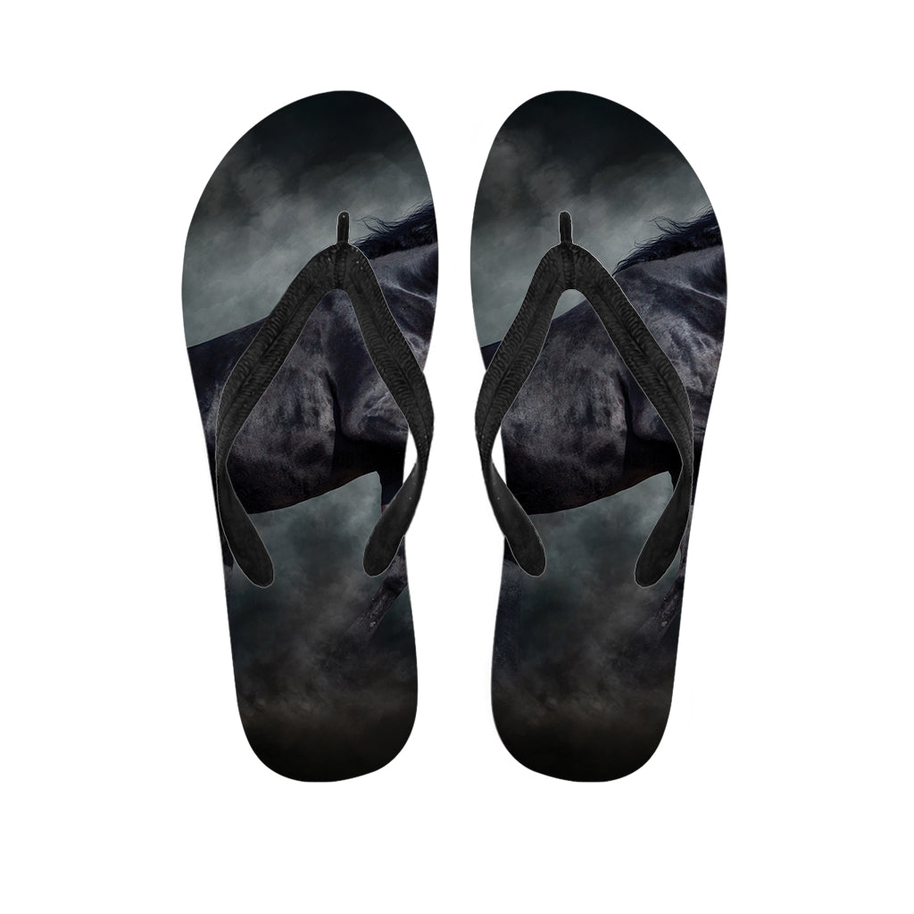 Black Stallion Hawaiian Flip Flops: The Perfect Accessory for Your Hawaiian Outfit - 1