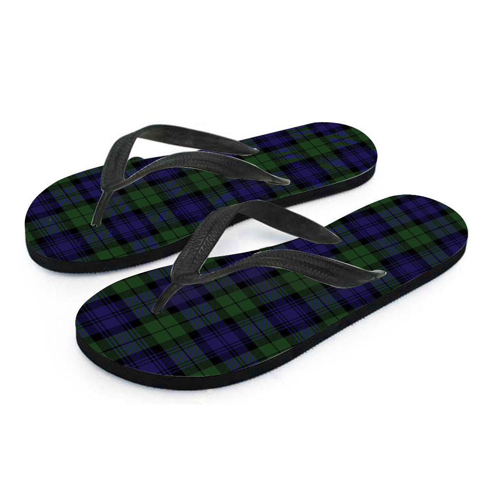 Black Watch Tartan Hawaiian Flip Flops: The Perfect Addition to Your Aloha Attire - 2