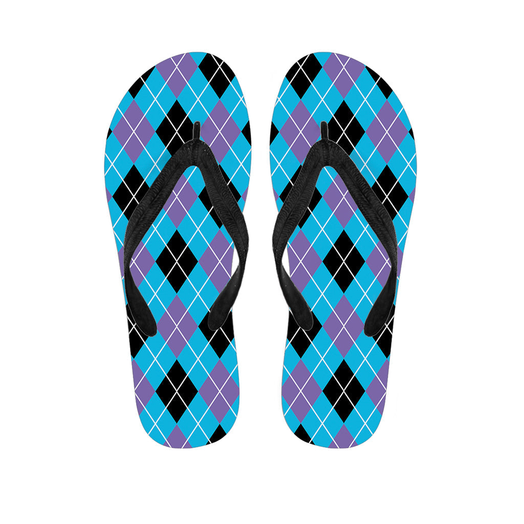 Tropical Elegance: Hawaiian Floral Print Flip Flops - 1