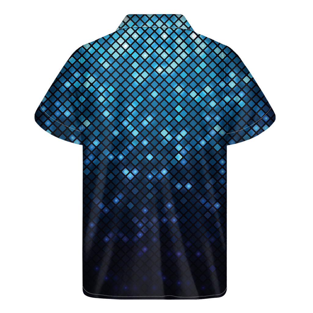 Blue Disco Lights Hawaiian Short Sleeve Shirt - 2