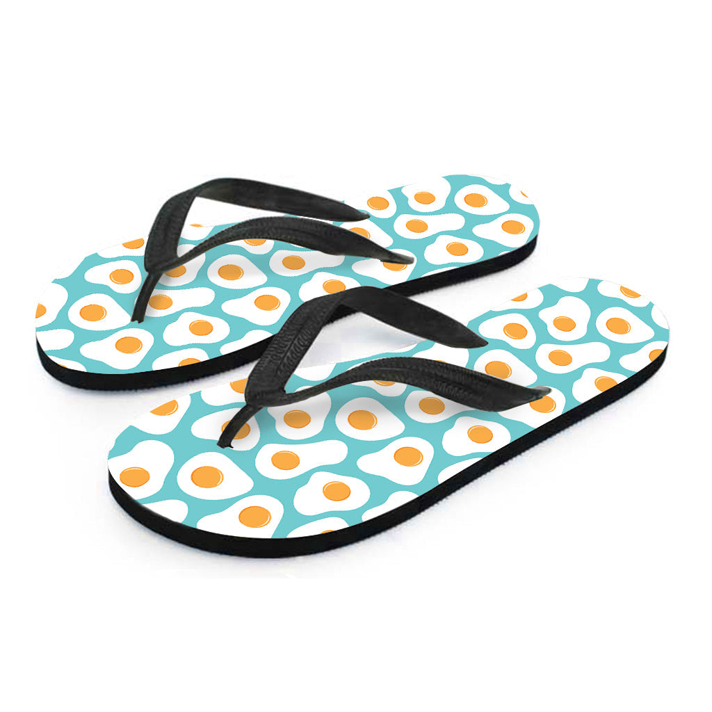 Blue Fried Eggs Hawaiian-Inspired Flip Flops: Walk in Island Style - 2