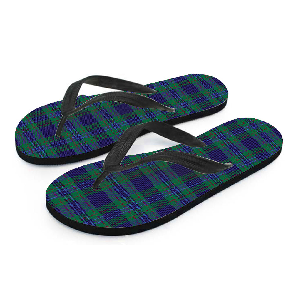 Blue, Green, and Red Tartan Hawaiian Flip Flops: Your Ultimate Aloha Style - 2