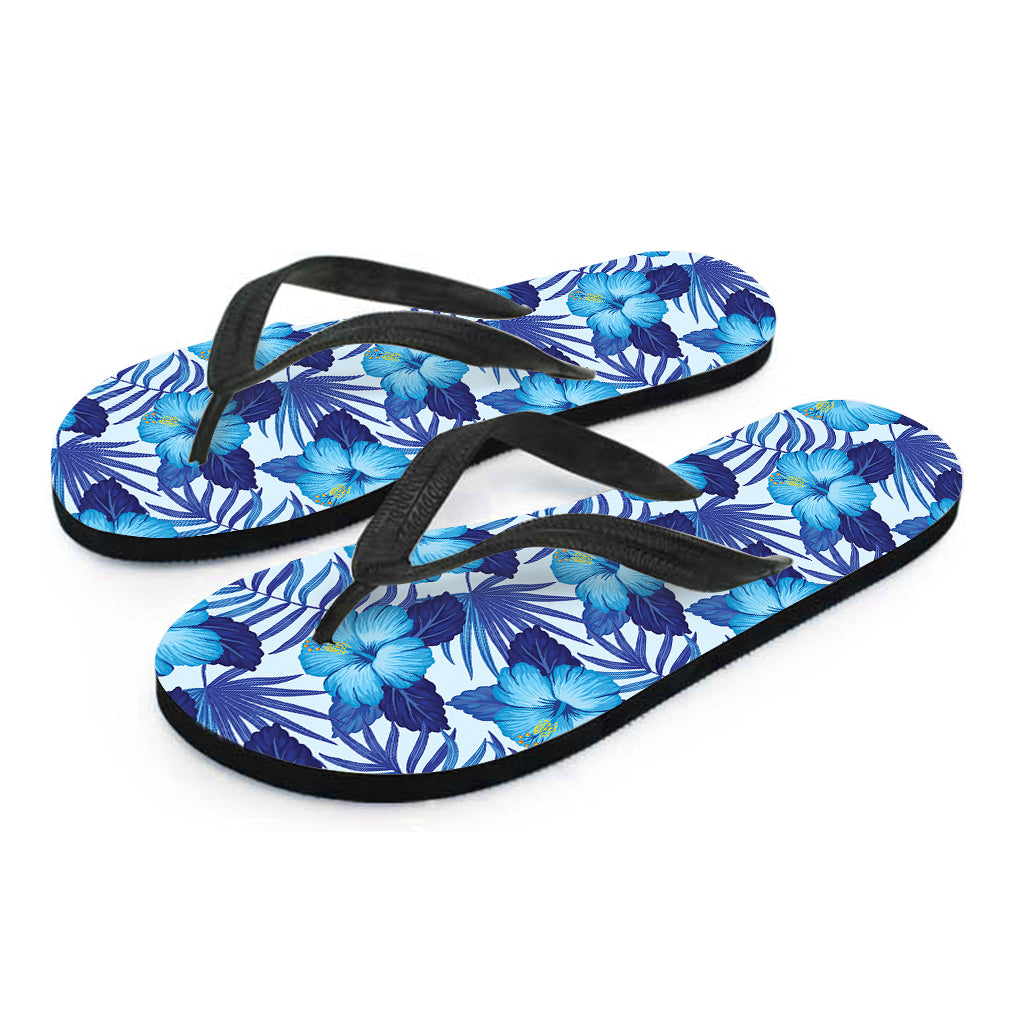 Blue Hibiscus Hawaiian Flip Flops: Embrace Tropical Style from Head to Toe - 2