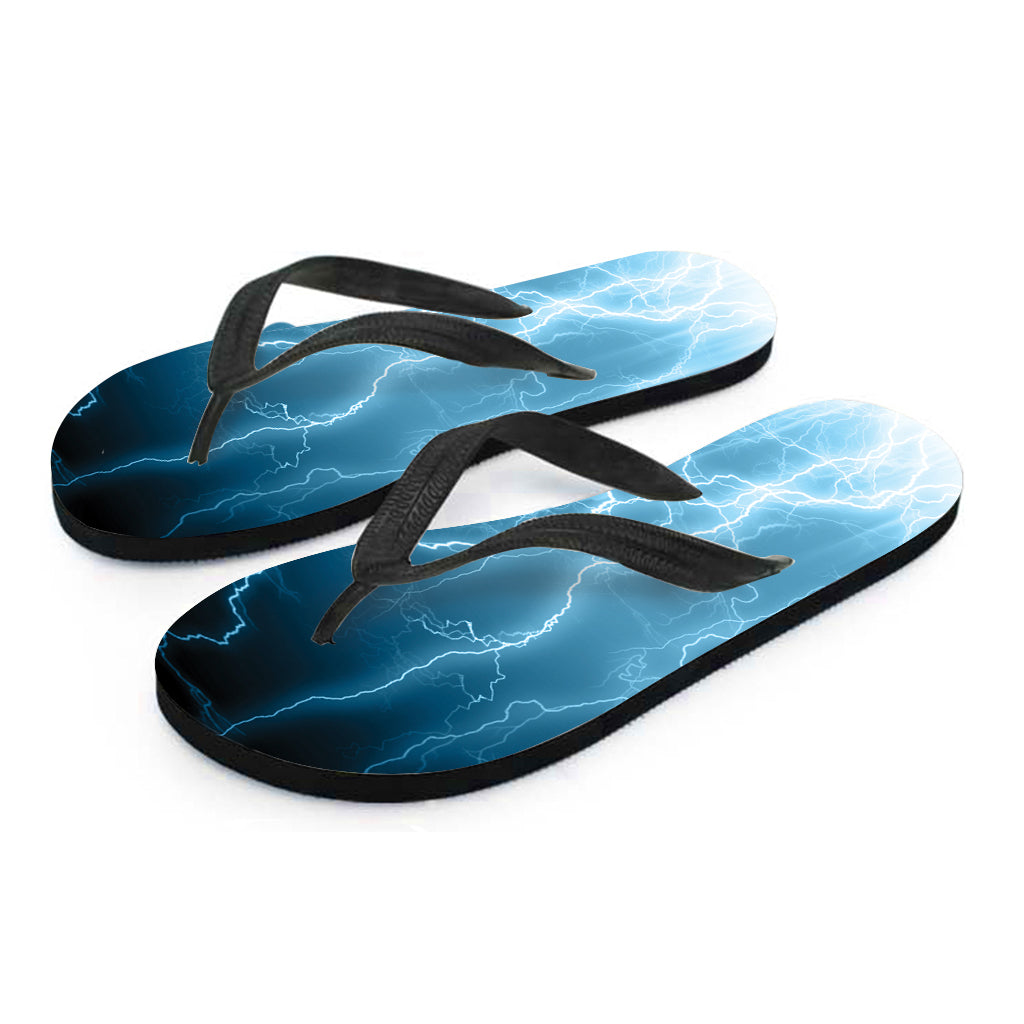 Blue Lightning Hawaiian Flip Flops: Perfect for Your Aloha Attire - 2