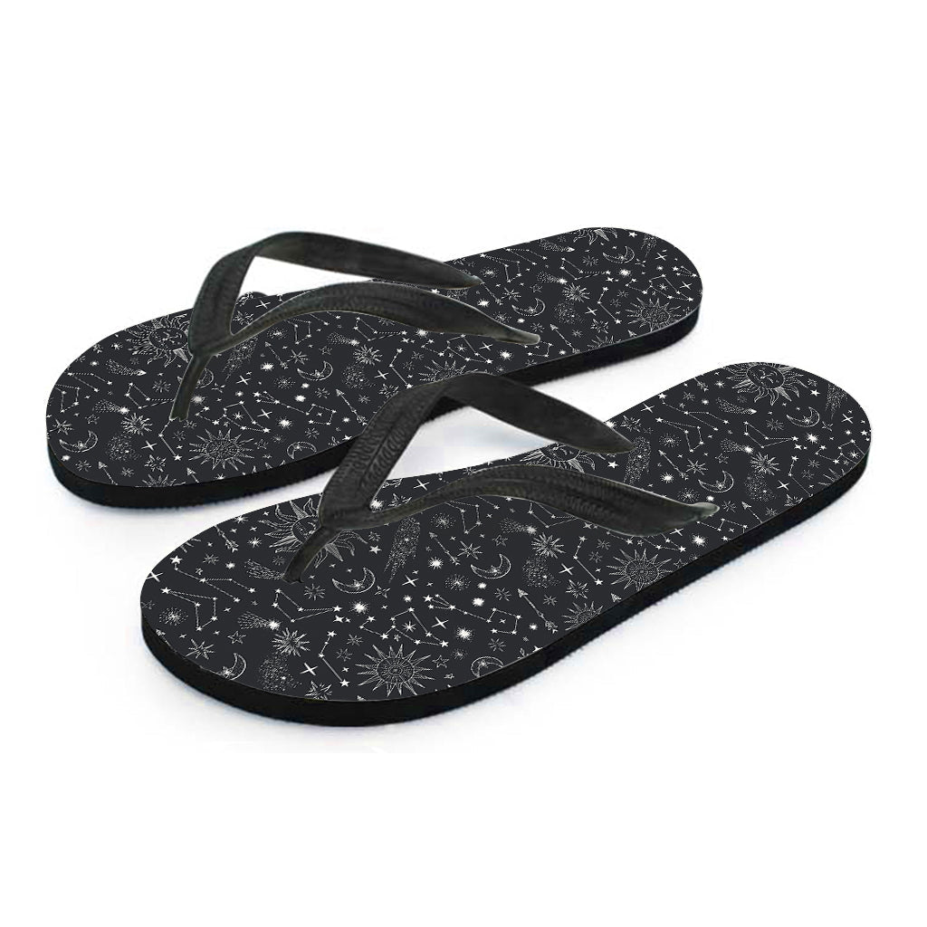 Hawaiian Bohemian Constellation Pattern Flip Flops: The Perfect Pair for Your Island Outfit - 2