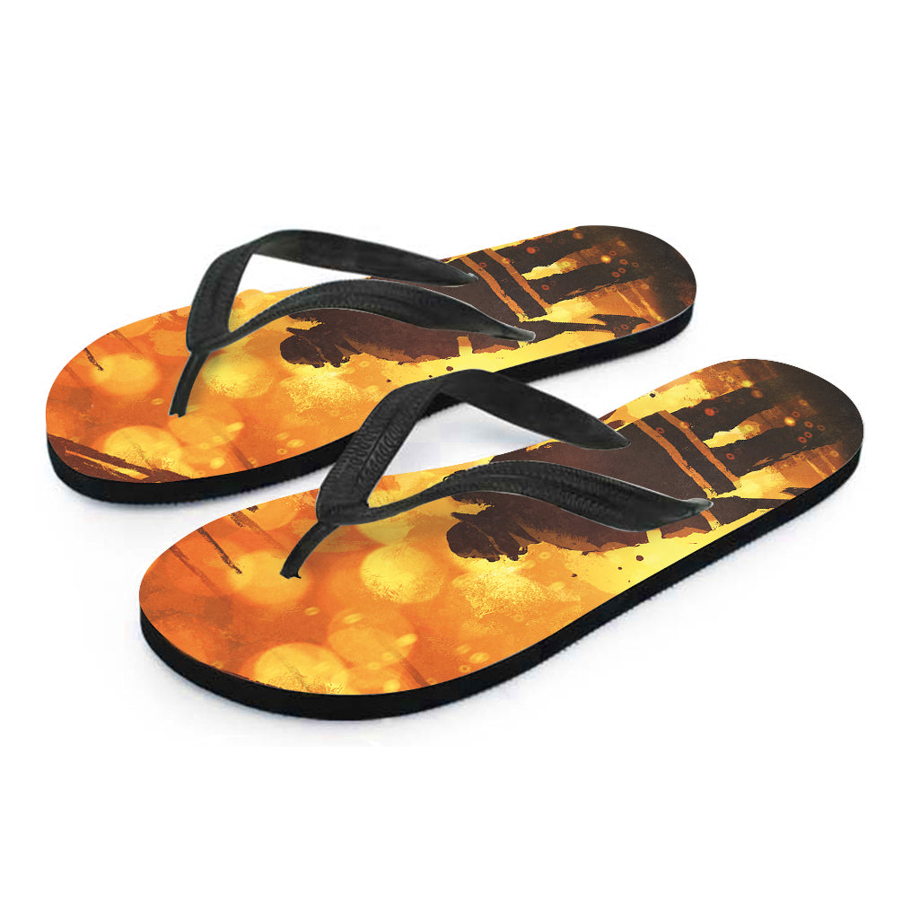Brave Firefighter Hawaiian Flip Flops: A Stylish Addition to Your Hawaiian Outfit - 2