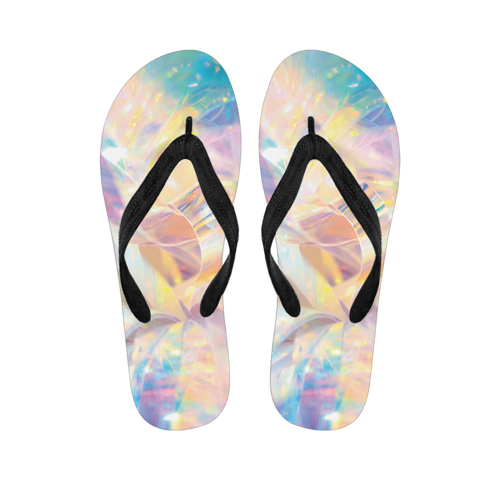 Hawaiian Holographic Flip Flops: Walk in Style - 1