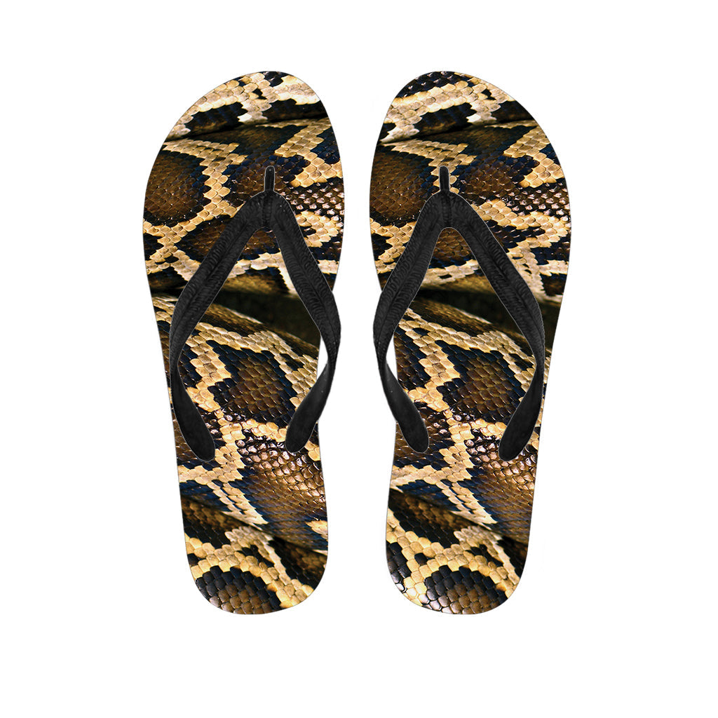 Burmese Python Print Hawaiian Flip Flops: The Ultimate Island Style - 1
