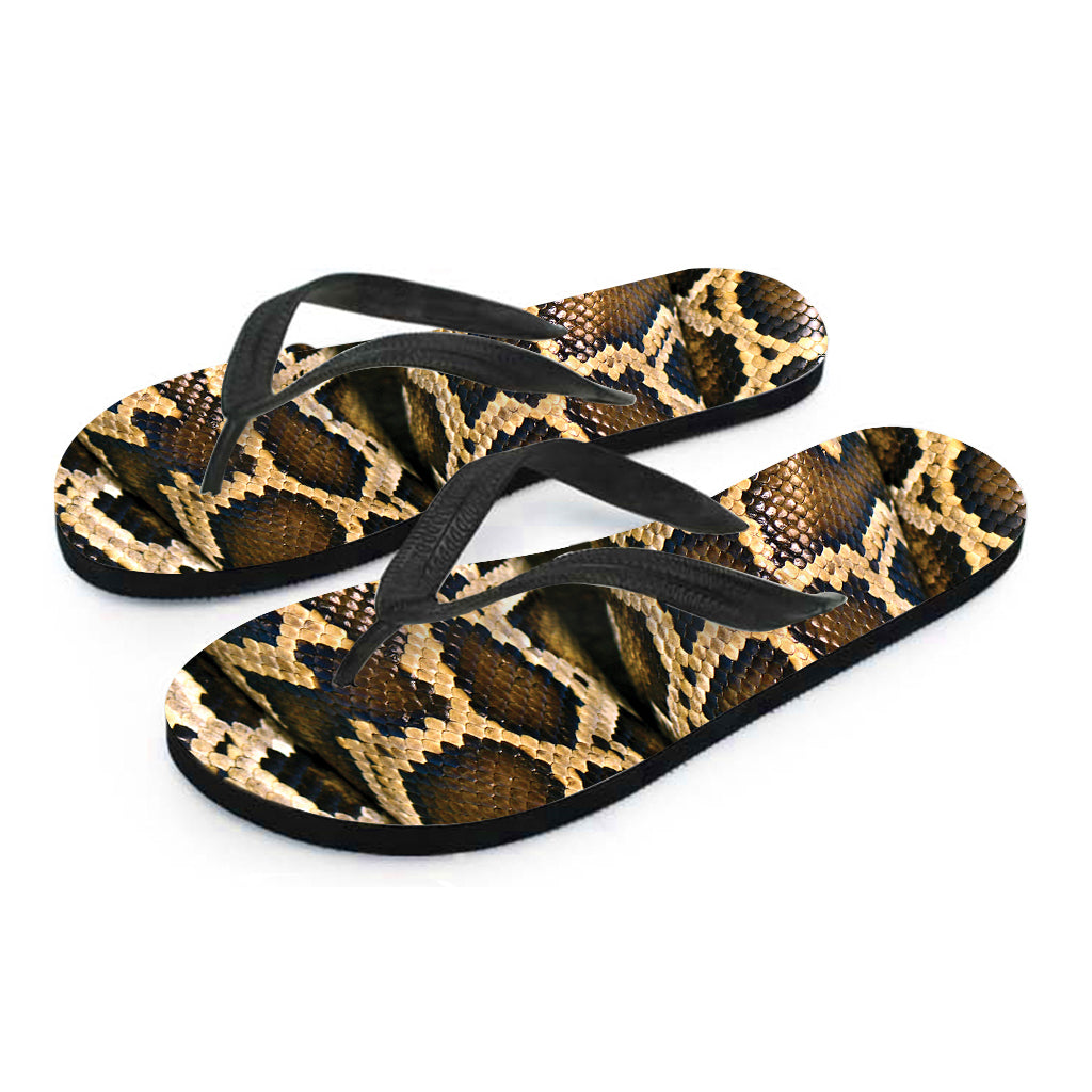 Burmese Python Print Hawaiian Flip Flops: The Ultimate Island Style - 2