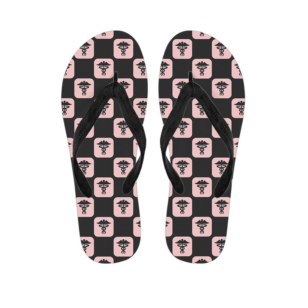 Caduceus Pattern Hawaiian Flip Flops: Step up Your Island Style - 1