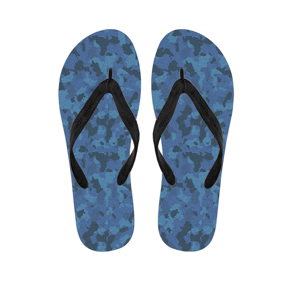 Camo Denim Hawaiian Flip Flops: The Perfect Island Attire - 1