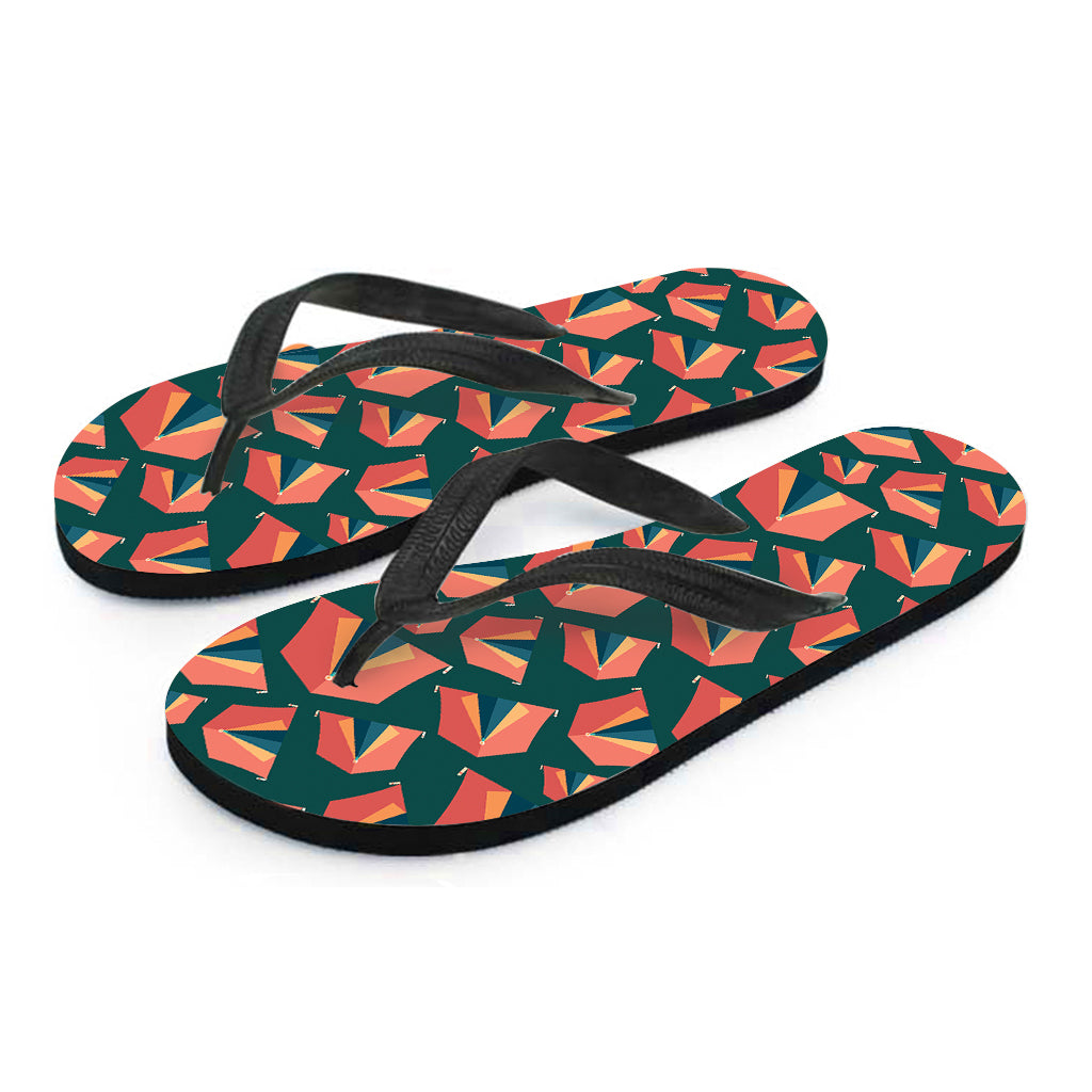 Camping Tent Pattern Print Hawaiian Flip Flops - Complete Your Island Outfit! - 2