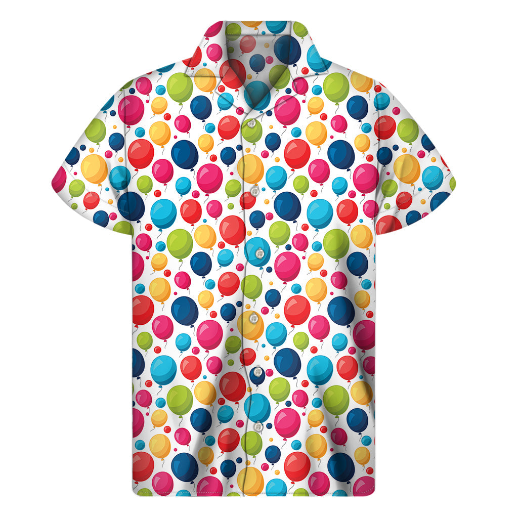 Tropical Balloon Bliss Hawaiian Short Sleeve Shirt - 1