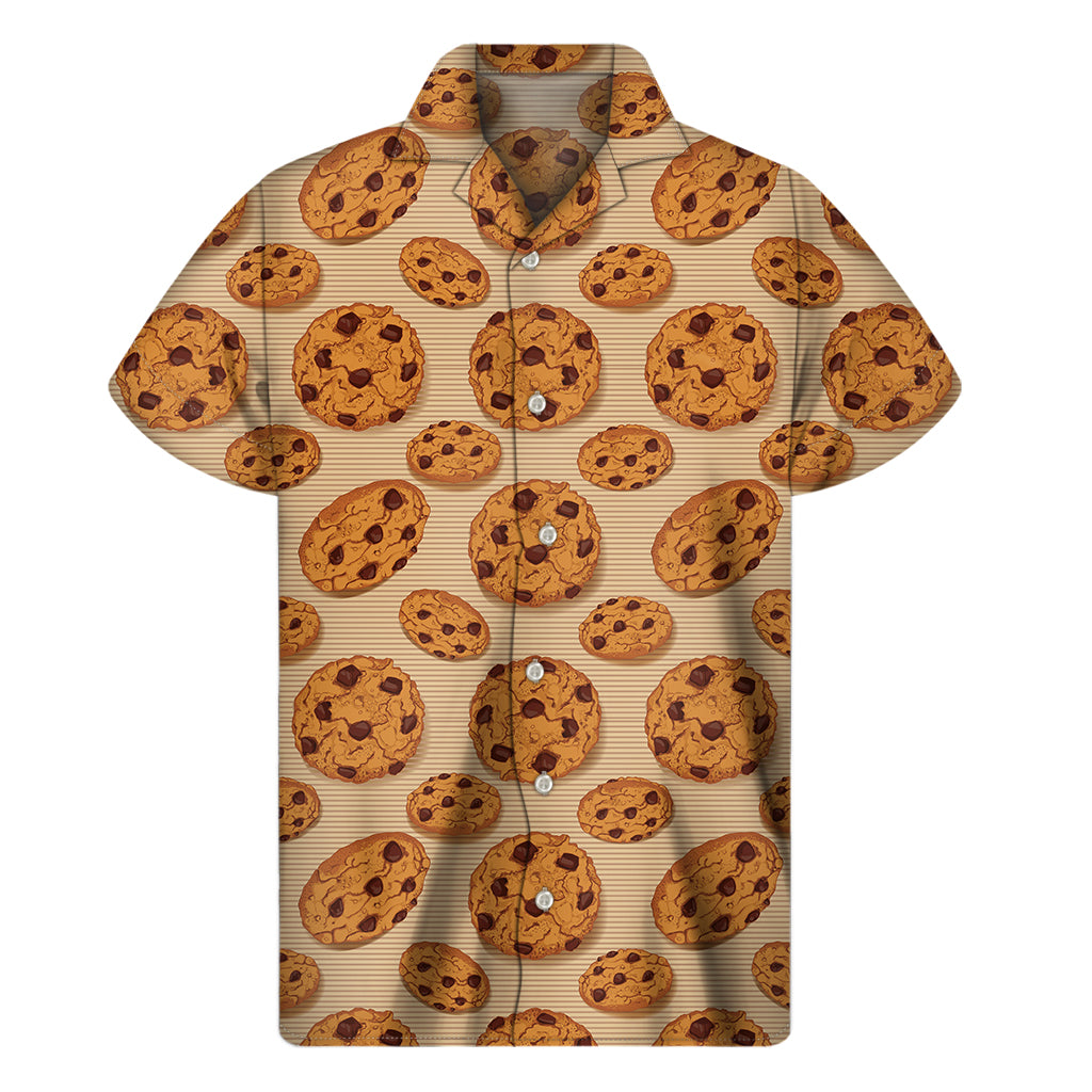 Sweet Treats in Paradise: Hawaiian Print Short Sleeve Shirt - 1