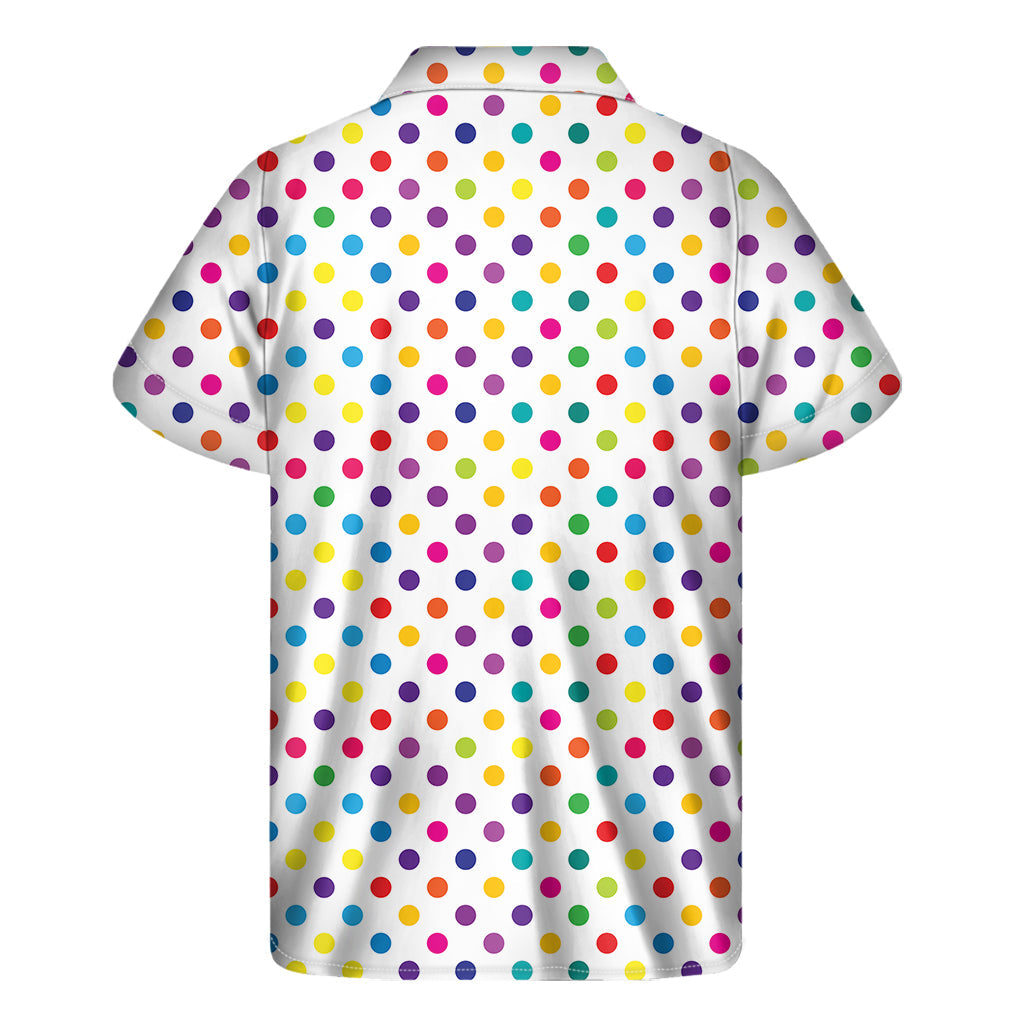 Tropical Vibes: Colorful Polka Dot Hawaiian Shirt - 2
