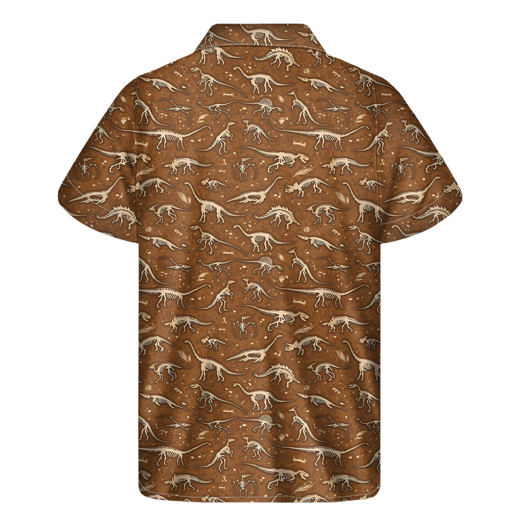 Dino Skeleton Fossil Hawaiian Shirt: Embrace Island Vibes in Style - 2