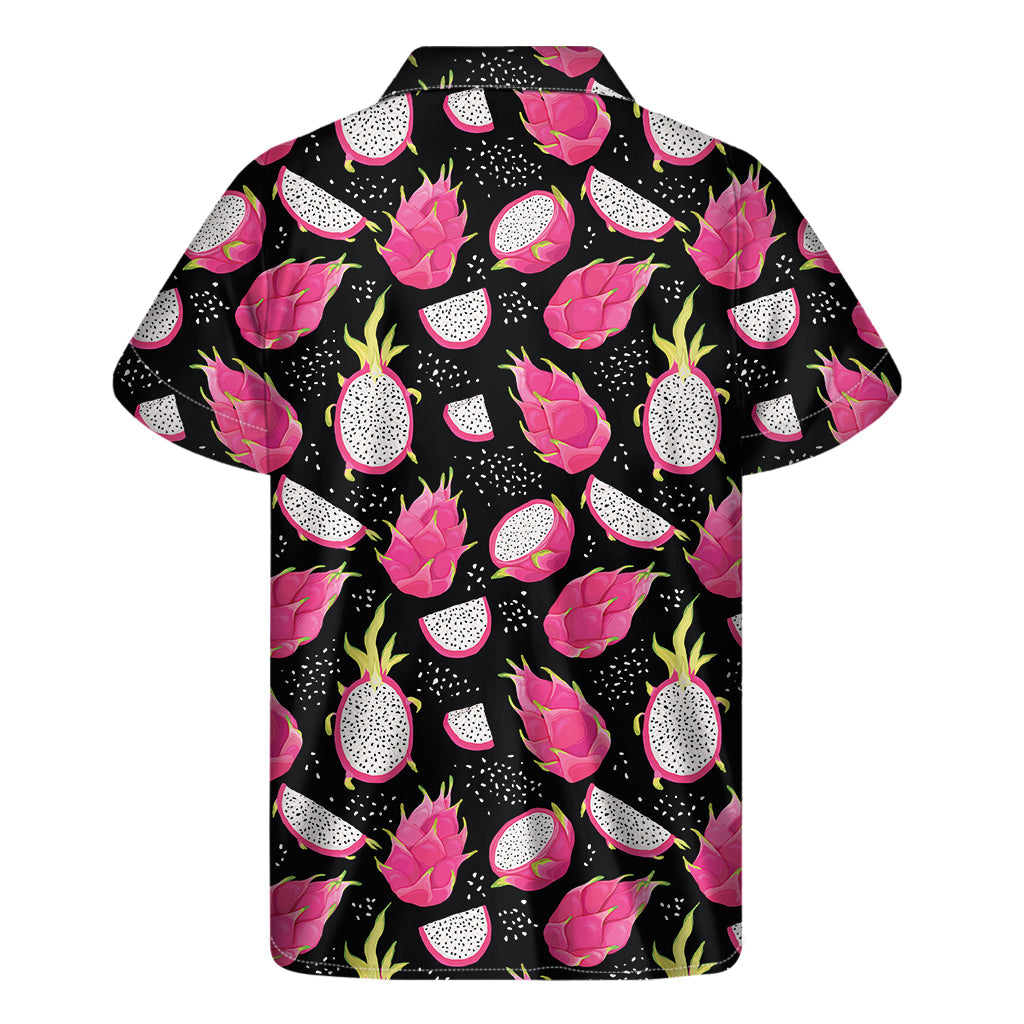 Dragon Fruit Delight: Men's Hawaiian Short Sleeve Shirt - 2
