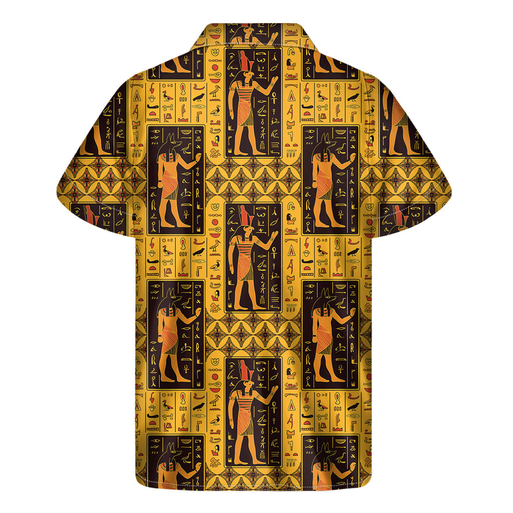 Island Vibes: Egyptian Gods and Hieroglyphs Hawaiian Shirt - 2