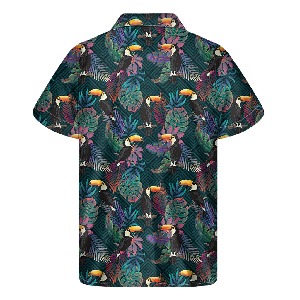 Tropical Toucan Paradise: Hawaiian Short Sleeve Shirt - 2