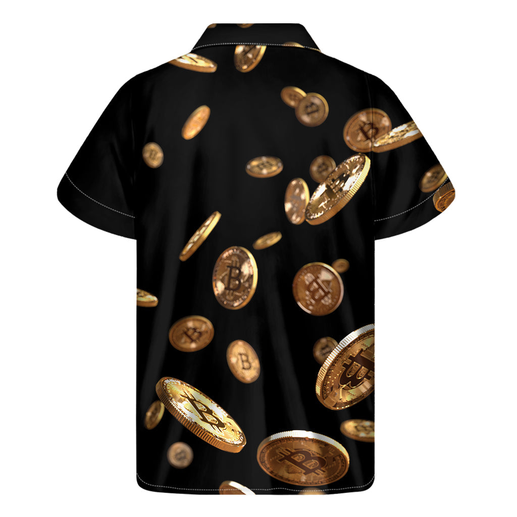 Surf's Up: Hawaiian Bitcoin Print Short Sleeve Shirt - 2