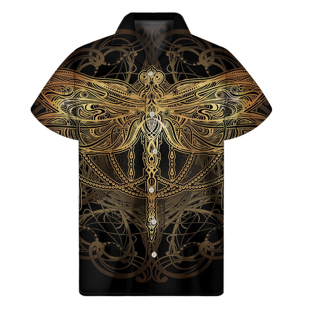 Golden Dragonfly Aloha Shirt: Embrace the Spirit of Hawaii in Style - 1