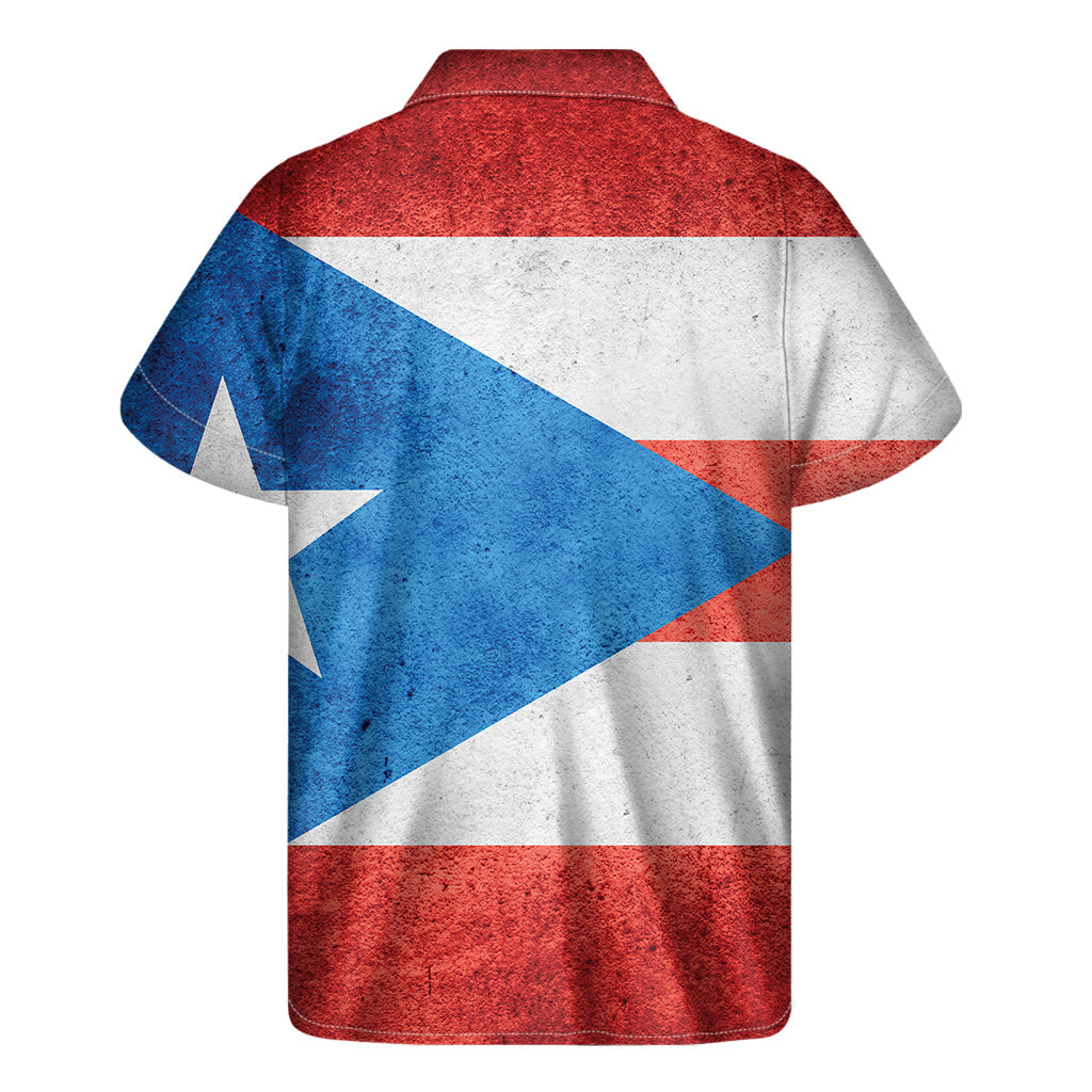 Hawaiian Vibes: Men's Grunge Hawaiian Short Sleeve Shirt - 2