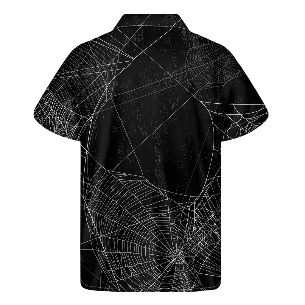 Spider Web Hawaiian Outfit: Men's Short Sleeve Shirt - 2