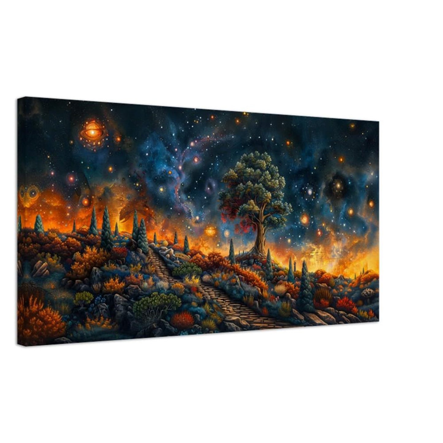 Cosmic Landscape Canvas Print